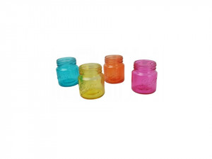Set 4 pahare shot tip borcan, multicolor, model Shots, 75ml, 5.5 x 4cm, George Home - Img 7