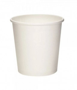 Set 50 pahare carton pentru cafea, 350ml, 12oz, D90, ALBE - Img 4