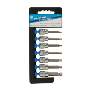 Set 7 biti , HEX, 3/8 , 3 - 10mm, Silverline - Img 1