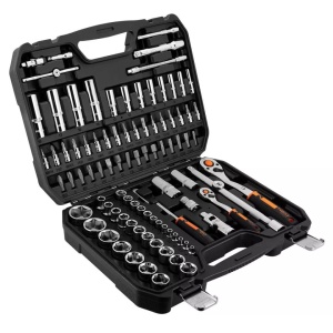 Set 94 piese, chei tubulare premium, 1/4, 1/2, CRV, Neo - Img 8