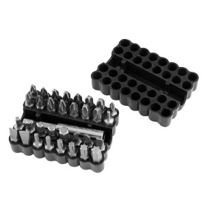 Set de biti 25 mm, cu suport magnetic 60 mm, 33 buc.