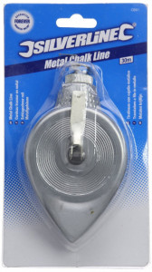 Sfoara marcaje cu praf creta, 2 in 1, 30m, carcasa aluminiu, Silverline - Img 6