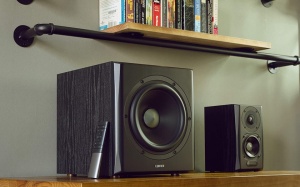 Sistem audio 2.1 activ, sunet HI-FI, 150W, incinte mdf, NEGRU, telecomanda, bluetooth, Edifier S351DB-BK - Img 4