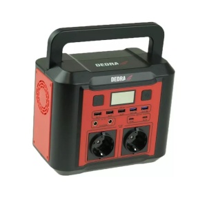 Statie alimentare energie electrica in caz de urgenta, camping, pescuit, 300/500W, 220V, 5V, 12v - 16.5V, acumulator LI-Ion 296Wh/20Ah + panou solar pliabil 40W, Dedra - Img 6