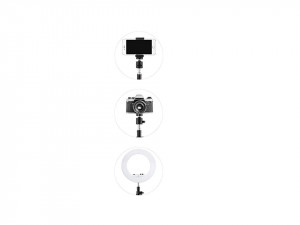 Suport telefon, tableta pentru birou, telescopic, 75 cm, VKTools - Img 3