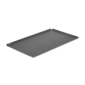 Tava aluminiu Hendi, strat antiaderent negru, 4 margini, 600x400x10mm