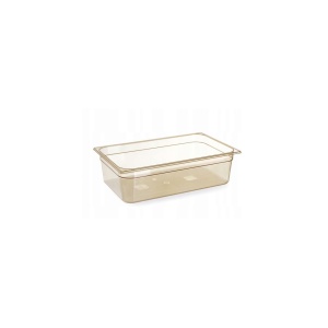 Tava gastronorm GN 1/1 din policarbonat, Hendi, 9 litri, 530x325x65(h)mm, rezistenta la temperaturi -40 pana la 150 C, rezistenta mare la impact