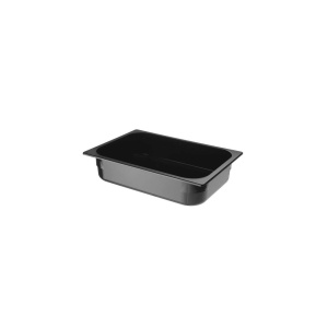 Tava profesionala Gastronorm policarbonat pentru inghetata, 5 litri, 360x250x(h)80 mm, Negru