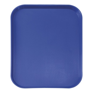 Tava servire fast food albastra din polipropilena Hendi 265x345x(h)20 mm