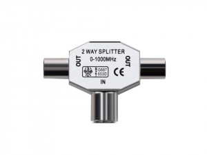 TV splitter 2 módon, 5-900Mhz, 1 apu bemenet, 2 anyu kimenet, Bits&Bobs
