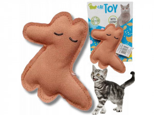 Újrahasznosított anyagokból készült vonzó macskajáték, macskamenta infúziót tartalmaz, macskamenta fű 11x10cm - Img 3