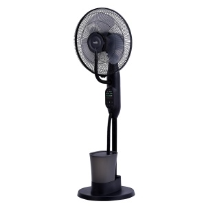 Ventilator aburi, negru, 75W