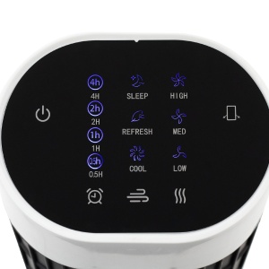 Ventilator tip stalp cu telecomanda, alb, 79 cm, 45 W - Img 3