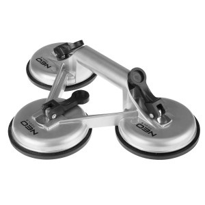 Ventuza din aluminiu, tripla, 150 kg