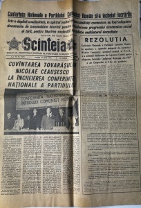 Ziar Comunist - „Scînteia”, ediția de sâmbătă, 22 iulie 1972 (Anul XLI, Nr. 9216, 10 pagini