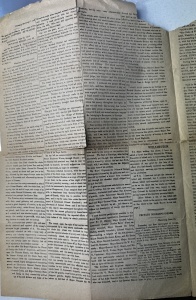 Ziar Istoric - The Times, Londra – 22 iunie 1815- Ediție istorică publicată la doar câteva zile după Bătălia de la Waterloo (18 iunie 1815), care a pus capăt dominației lui Napoleon. - Img 2