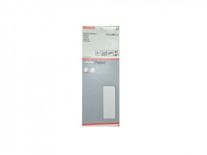 10 darabos készlet, 280 x 115 mm, 80-as szemcseméret, fehér, Bosch, téglalap alakú csiszolószalagok - Img 3