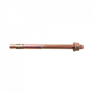 10 db betonrögzítő csavar készlet, horganyzott, kezelt acél, anya M12 x 180mm, Fixman - Img 2