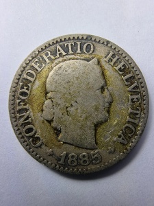 10 Rappen Elveția 1885 – Confederația Elvețiană - Img 3