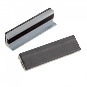 2 darabos állkapocs-készlet, mágneses alap, gumi, alumínium, 100mm, Silverline