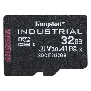 32GB microSDHC Industrial C10 A1 pSLC Card Single Pack w/o Adapter, "SDCIT2/32GBSP"