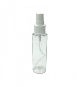 800 db átlátszó, hengeres pet palack készlet, porlasztóval, 50 ml, 20 mm átmérőjű menetes lyukkal - Img 2