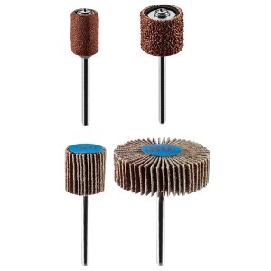 Accesorii pentru mini polizor, benzi de slefuit, discuri cu lamela, set de 24 de bucati.