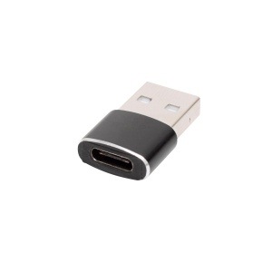 Adaptor USB-C mama - USB-A tata, metalic