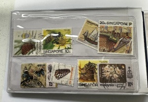 Album de colecție dedicat statelor Singapore și Malaysia, reunind 12 monede cu valori nominale diferite. - Img 6