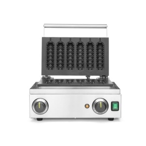 Aparat vafe Corn Dog, 1550w, timer, termostat reglabil 50°C-220°C, 39x33,5x(h)23cm, Hendi - Img 3