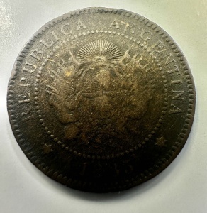 Argentina - 1 Centavo 1885 - Img 2