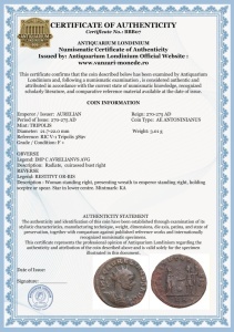 AURELIAN ( 270-275 AD )- Moneda Antica Romana - Img 3