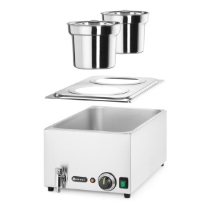 Bain-marie HENDI Ranger + 2x recipiente de 4L cu capac, 8L, 220-240V/1000W, 604x332x(H)315mm - Img 2
