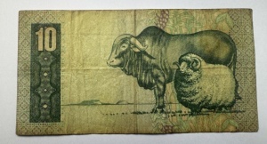 Bancnota - Africa de Sud, 10 Rand (1961–1978) - Img 2