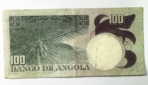 Bancnota Angola - 100 Escudos 1973 - Colonie Portugheza - Img 2