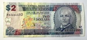 Bancnota Barbados - 2 Dollars - 2007