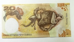 Bancnota Papua New Guinea - 20 Kina 2008 - Aniversara - Img 4