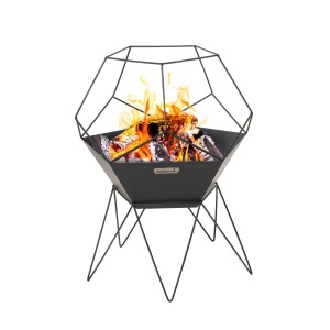 Barbecook BC-WOO-6013 Coș de foc Jura, tablă de oțel vopsită, 60x60x75cm - Img 1