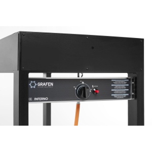 Barbecue pe gaz Tampa, HENDI, Negru, 10kW, 1260x580x(H)900mm - Img 2