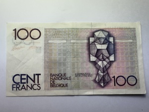 Belgia - 100 Franci ( 1977-1990 ) - Img 2