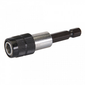 Bit adapter, mágneses, 60mm, 1/4 HEX, gyorskioldó bit, Silverline