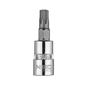 Bit Torx TX30 pe tubulara 1/4", scurt, 37mm