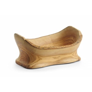 Bol decorativ din lemn de maslin, HENDI, 365x200x(H)290mm - Img 2