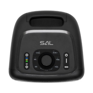 Boxa portabila Boombox, rezistent apa, acumulator autonomie 8h, bluetooth, functie powerbank, lumini LED RGB, SAL BTCUBE - Img 3