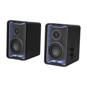 BOXE EDIFIER 2.0, RMS: 30W (2 x 15W), Bluetooth 5.4, USB-A, AUX, black, "QR30-BK" - Img 2