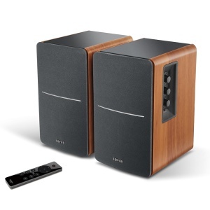 BOXE EDIFIER 2.0, RMS: 42W (2 x 21W), bluetooth, telecomanda wireless, volum, bass, treble, optical, sub-out, brown, "R1280DBS-BR" - Img 3