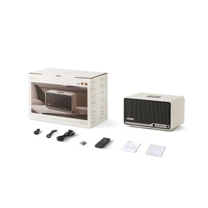 BOXE EDIFIER desktop bluetooth, RMS: 80W (2 x 15W, 1 x 50W), Bluetooth 5.4, AUX, Wi-Fi, USB-C, ivory, "S300-IV" - Img 3