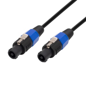 Cablu Speakon, 5 m, mufă-mufă, 2x1,5 mm²