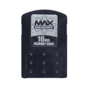 Card de memorie MAX MEMORY pentru Playstation 2, capacitate 16Mb, second hand