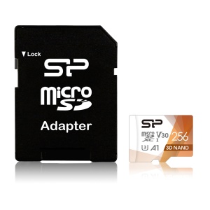 Card memorie Silicon Power memory card Superior Pro Micro SDXC 256GB UHS-I U3 V30 +adapter "SP256GBSTXDU3V20AB" - Img 2